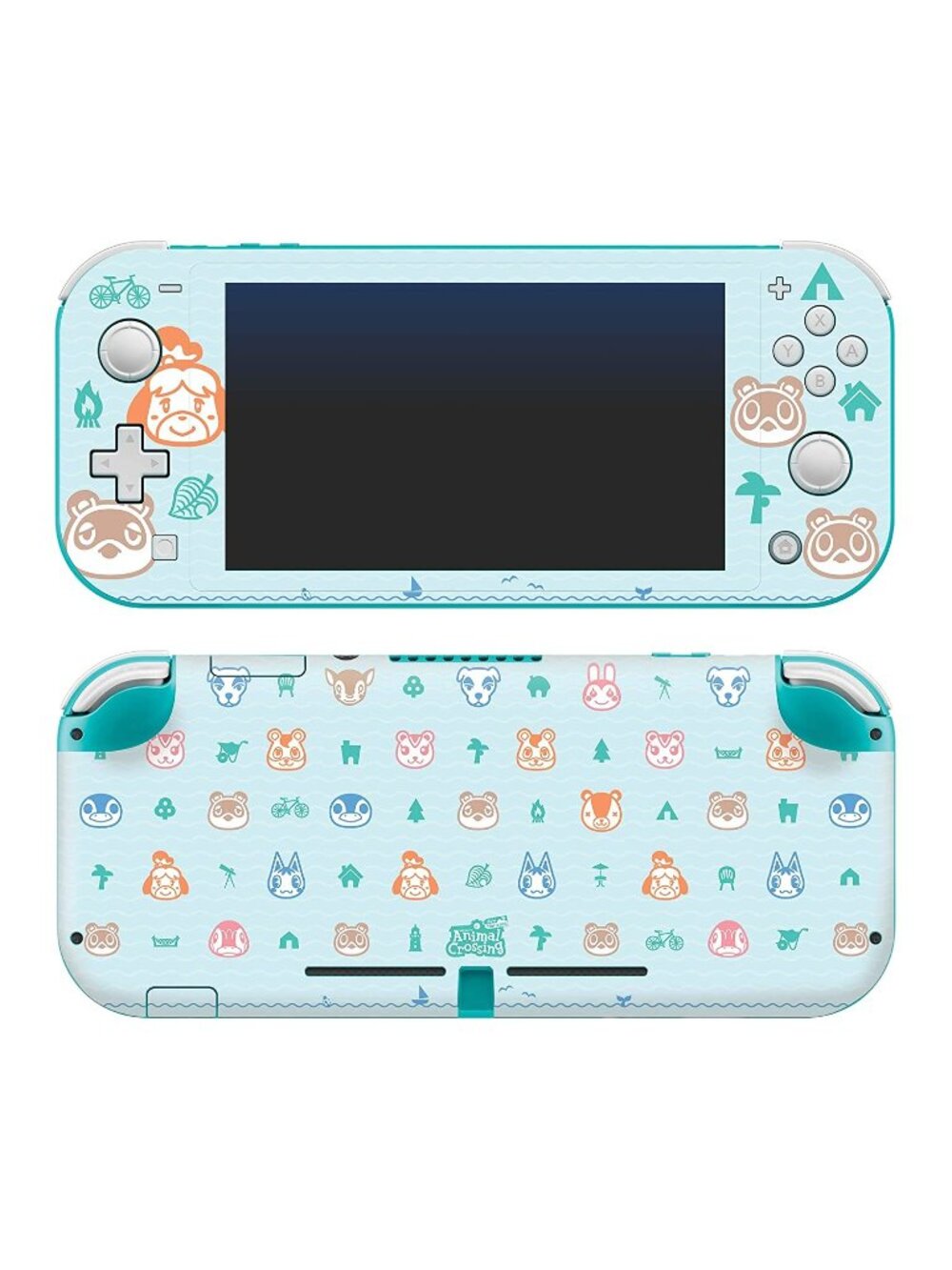 Animal Crossing New Horizons Outdoor Pattern Nintendo Licensed Switch Lite Skin - Picture 2 of 4